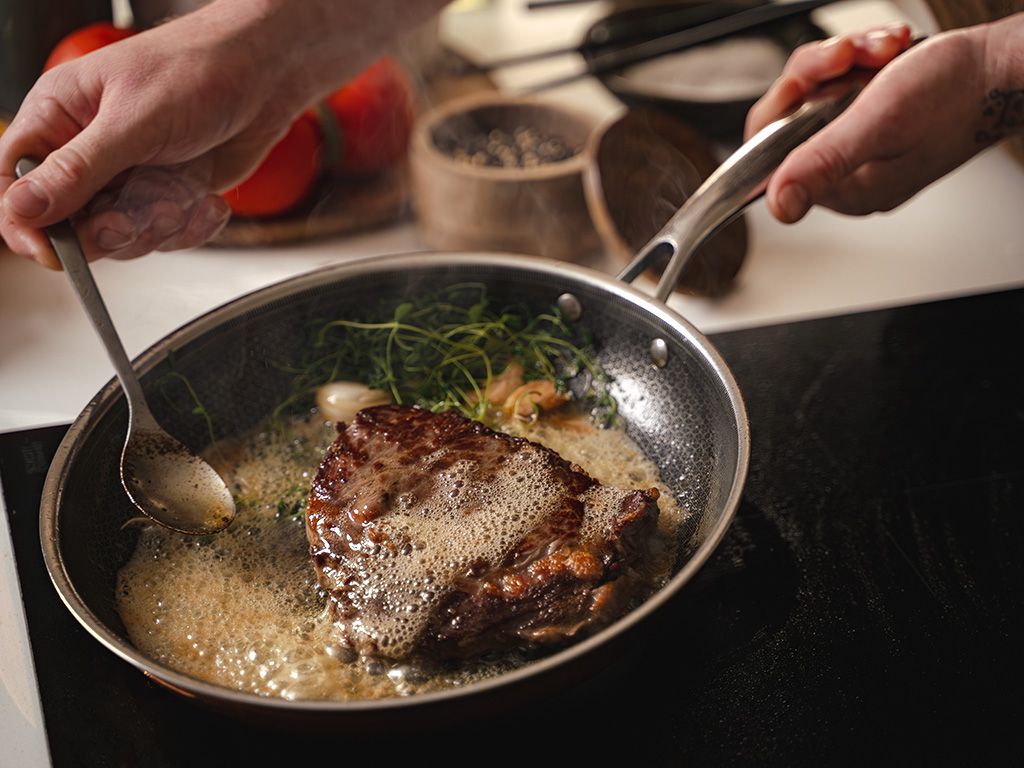KOBBER HYBRID NON-STICK STEGEPANDESÆT - 3 DELE - 5