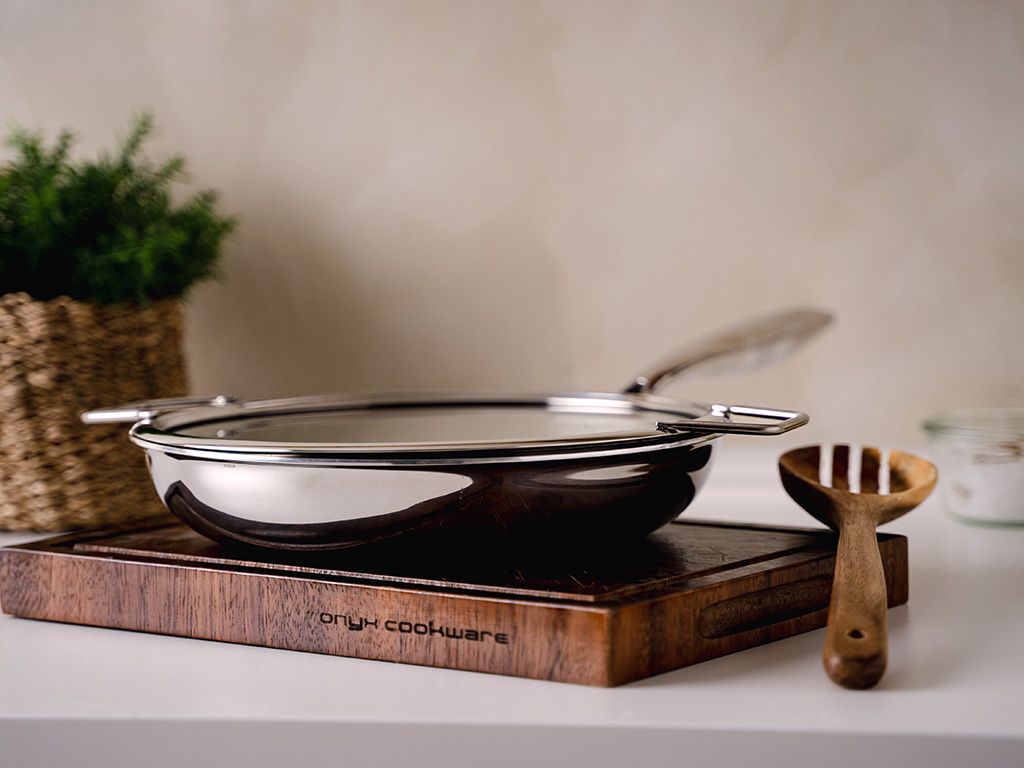 STABELBARE GLASLÅG – 24/ 30 CM – 2 DELE - 5