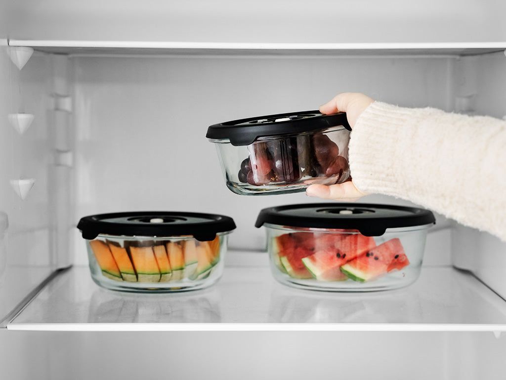 RUND VAKUUM GLASBEHOLDER – 635ML - 12